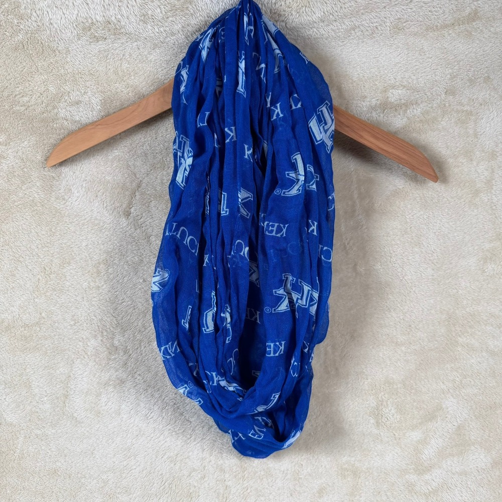 Kentucky Wildcats Scarf UK Blue and White College‎ NCAA Infinity